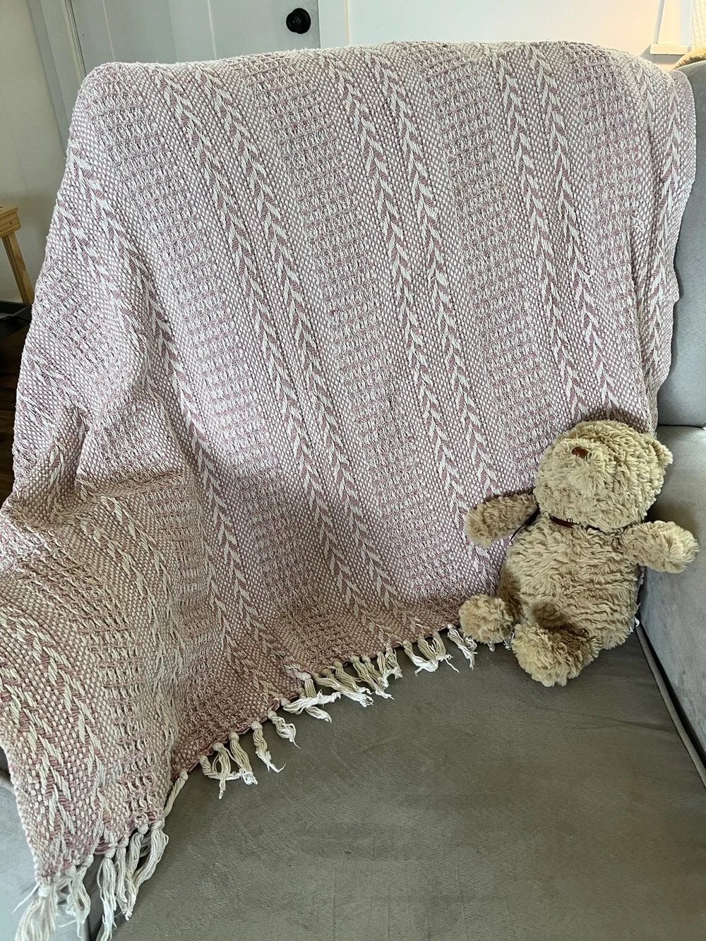 Woven Cotton Throw Blanket
